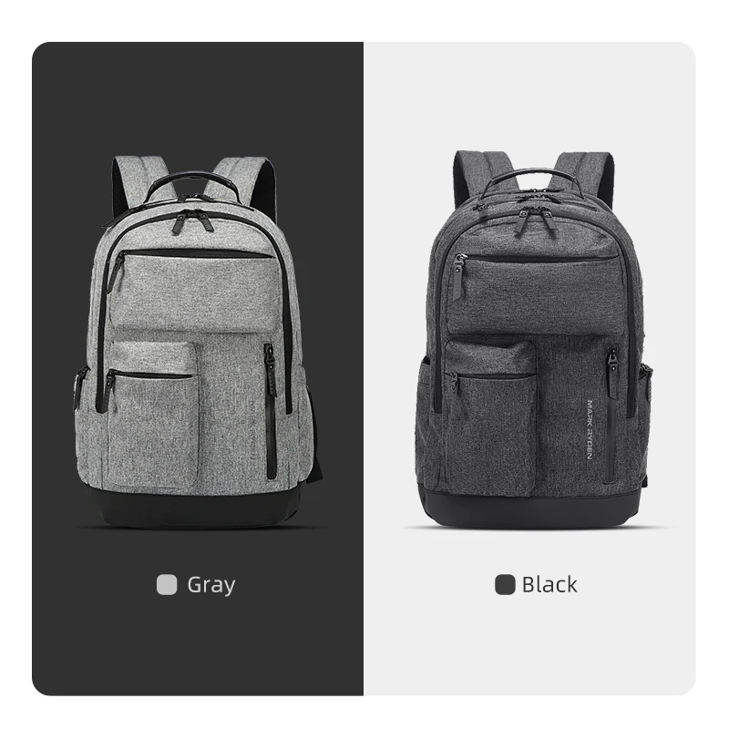 Mark Ryden Man Backpack Multi-layer Space 15.6 inch Laptop USB Recharging Travel Male Bag Anti-thief Mochila