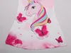 2022 Girls Dress Summer Unicorn Butterfly Cartoon Princess Dress Dresses For Girls Sleeveless Floral Children Clothes Kids Party ► Photo 3/6