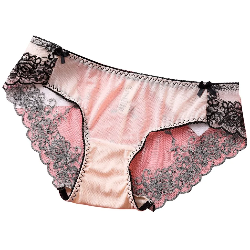 Women Lace Pants Fashion Embroidery Panties Summer Sexy Lace High Elastic Underpants Panties Underwear Сексуальное Белье