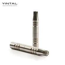 Новинка, портативный триммер для волос в носу, ручная, из нержавеющей стали, для удаления волос в носу, Мужская бритва для бритья, Вращающаяся бритва для волос в носу