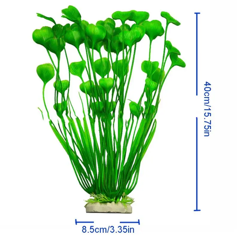 Искусственные пластмассовые растения высокий аквариум Декор безопасный аквариум украшение орнамент