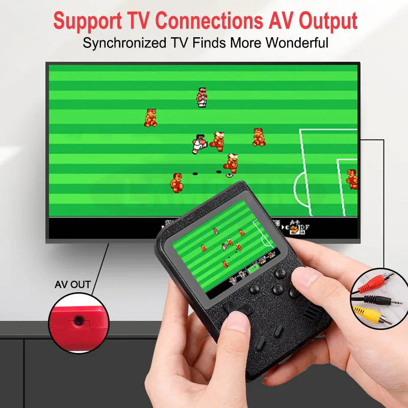 500 IN 1 Retro Video Game Console Handheld Game Portable Pocket Game Console Mini Handheld Player for Kids Gift