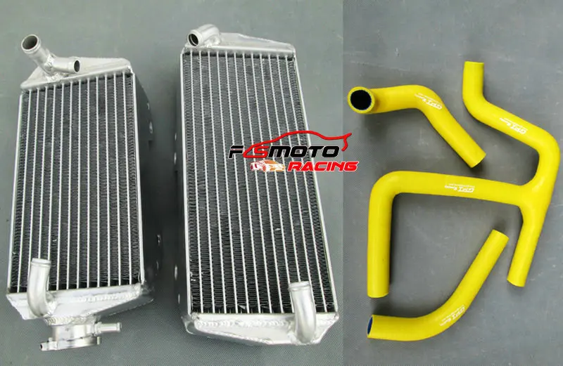 Для ПОДХОДИТ Suzuki RMZ450 РМЗ 450 2008- 2009 2010 2013 13 14 новых Алюминий радиатор+ силиконовый шланг радиатора