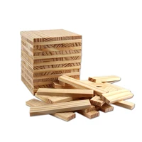 100Pcs Montessori Baby Toys Children Wooden Puzzles Kids Building Blocks Learning Educational Preschool Training Gifts