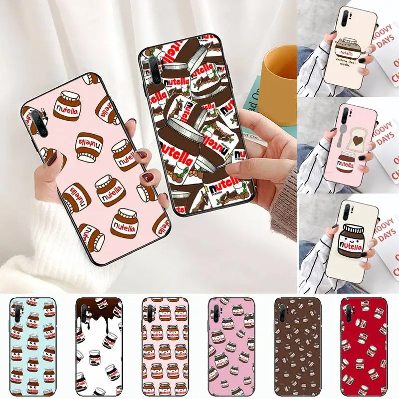

Nutella food Phone Case For Huawei P 9 8 10 40 Mate 30 Honor 8 8A 20 20s 9x nova 6se 5t Y9s PSMART lite pro 2017