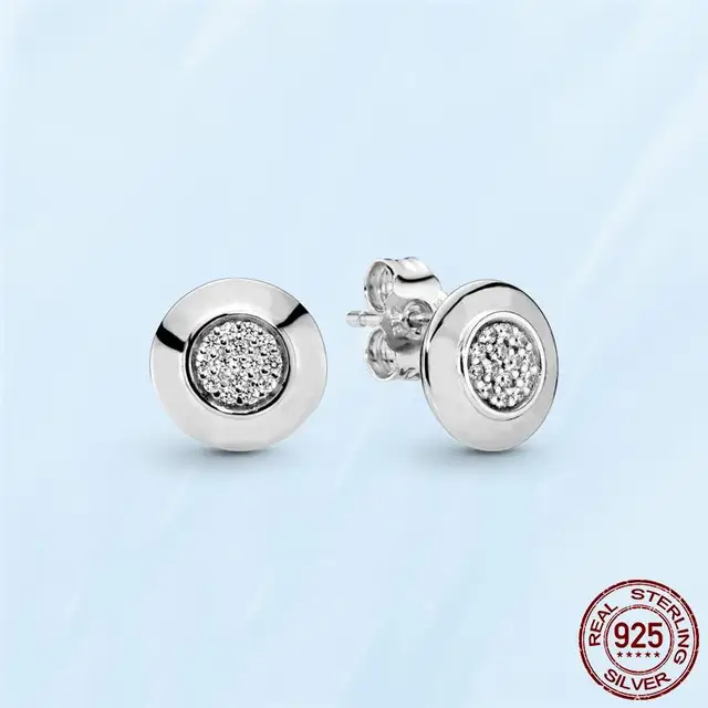 Silver Earrings Real 925 Sterling Silver Asymmetrical Heart Hoop Earrings for Women Fashion Silver Earring Jewelry Gift PAE061