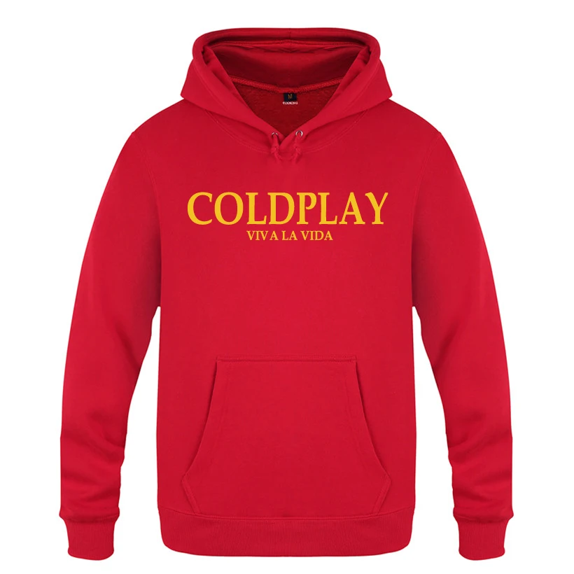 Viva la vida-COLD PLAY Coldplay Rock толстовки мужские мужские с капюшоном флисовый пуловер толстовки