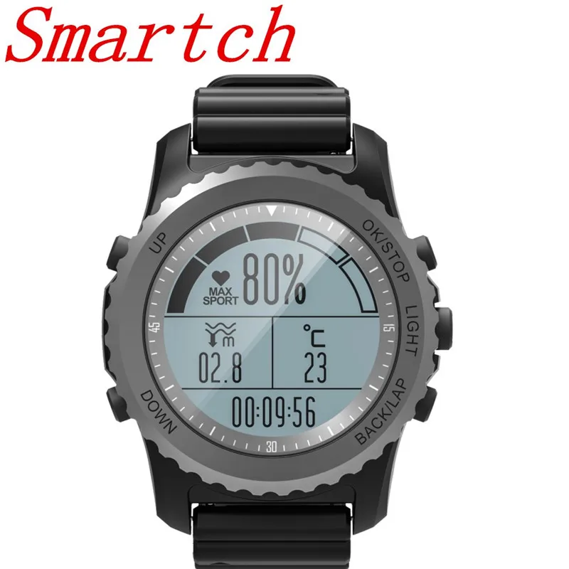 

Smartch 2018 New Design S968 Men's Bluetooth Smart Watch Support GPS,Air Pressure,Call,Heart Rate,Sport Watch fitness tracker
