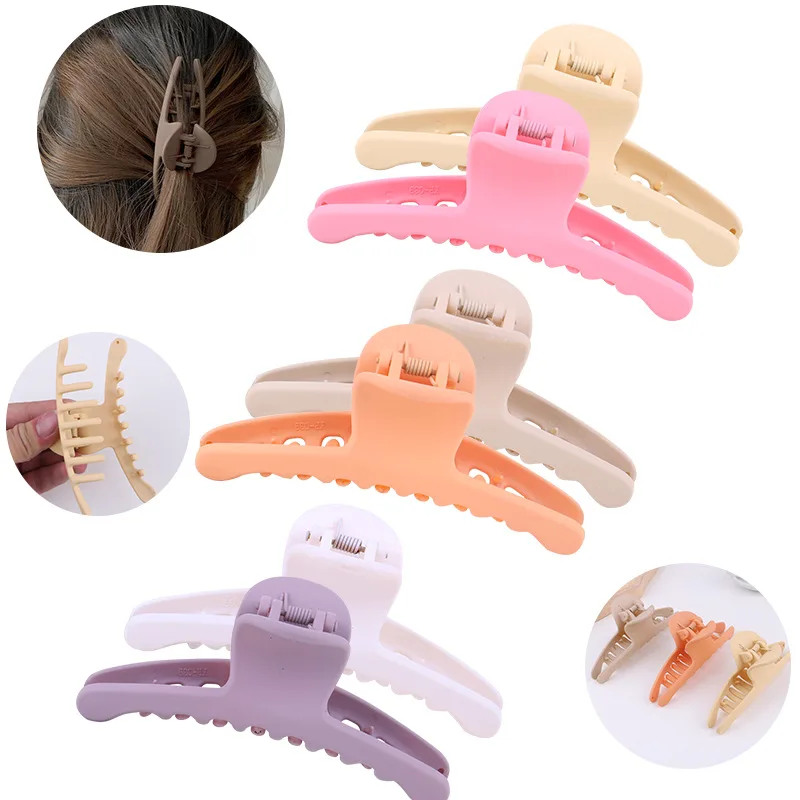 Hair Claw Clip Hair Jaw Clamp Clips 4.3 Inch Nonslip Hair Claw Strong Hold Matte Butterfly Clip
