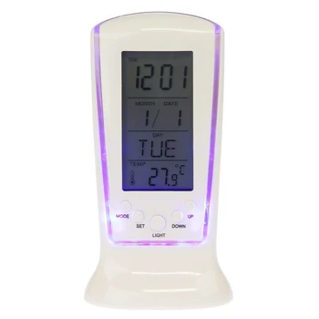 

Alarm clock electronic "parity", with thermometer and backlight, 13x6.5 cm