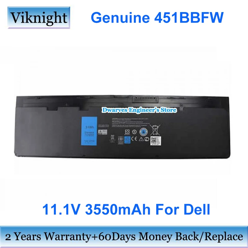 Оригинальный аккумулятор для ноутбука Dell Latitude E7240 E7250 E7270 451-BBFX 451-BBKI HJ8KP F3G33 J31N7 GVD76