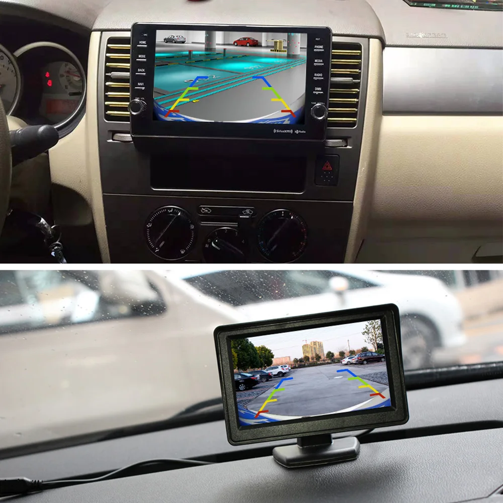 Автомобильная камера заднего вида Smartour Универсальный объектив рыбий глаз HD