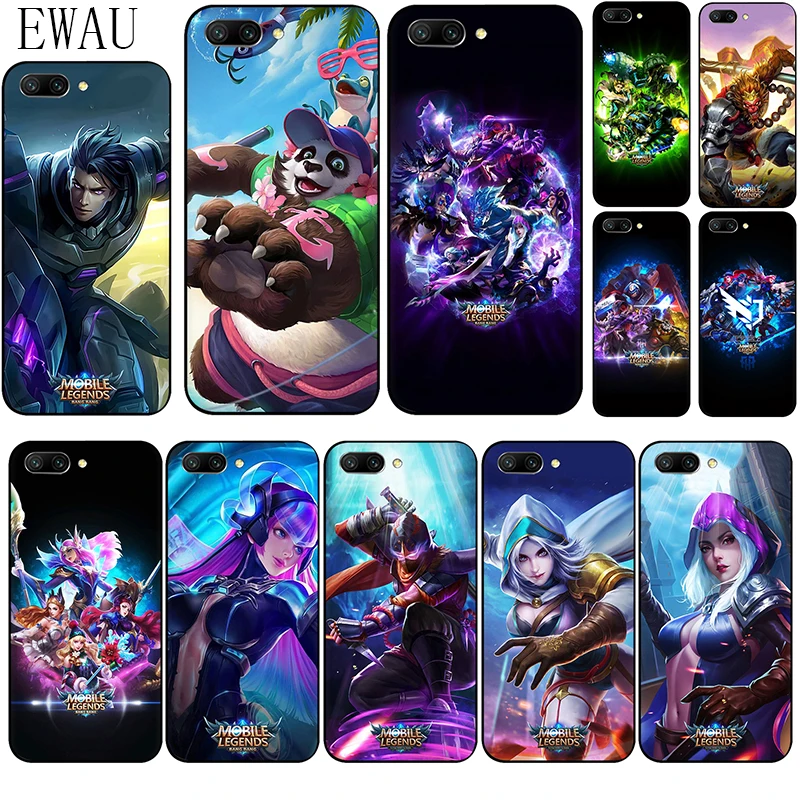 EWAU Mobile Legends силиконовый чехол для телефона для huawei Honor 6A 7A Pro 7C 7X 8X 8C 8 9 Примечание 10 Lite вид 20 9X Pro 8A 20S