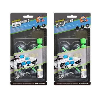 

Windshield Repair Kit Quick Fix Car Cracked Glass Windscreen Repair Tool Kit Resin Sealer DIY Auto Window Screen Polishing Z2