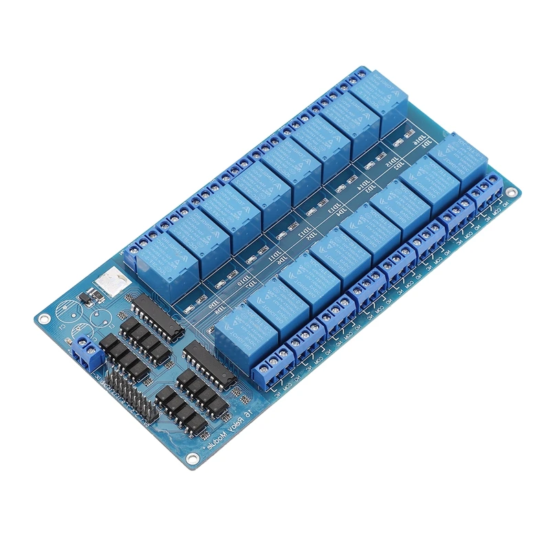 16 дорога/релейный модуль канала с LM2576 Питание с светильник муфта для Arduino PIC ARM DSP AVR для Raspberry Pi B62