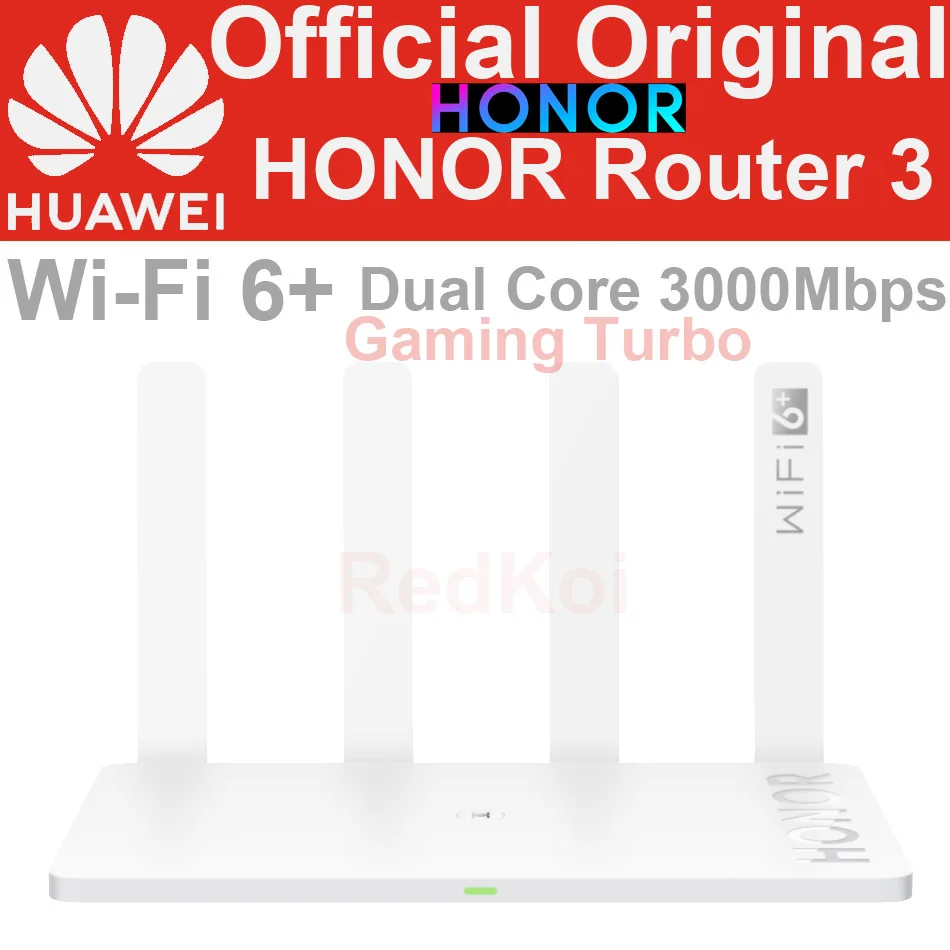 Оригинальный двухъядерный маршрутизатор Huawei HONOR Router 3 Wi-Fi 6 + 3000 Мбит 2 4 ГГц 5