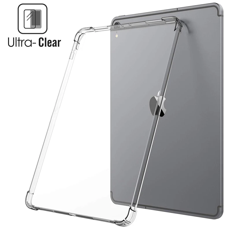 Чехол для iPad mini/Air/Pro 9 7 &quot10 2&quot 10 5 &quot2019 11&quot из ТПУ прозрачный мягкий силиконовый