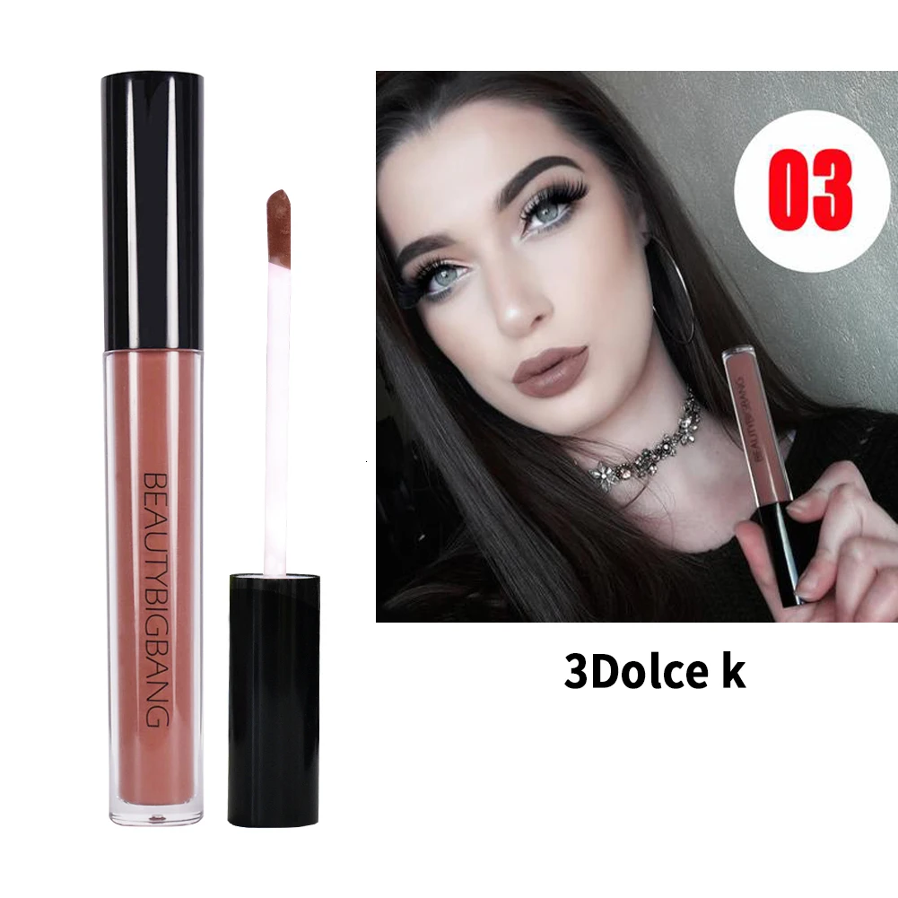 BeautyBigBang, новая жидкая помада, краска для губ, розовый, красный, 6 цветов, матовая помада для губ, водостойкая, стойкий блеск для губ, набор - Цвет: 3