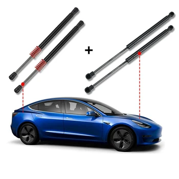 

2X Car Lift Supports Struts Front Hood & Rear Trunk for Tesla Model 3 2017-2020