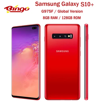 

Samsung Galaxy S10+ S10 Plus G975F Global version Octa Core Unlocked Mobile Phone 6.4" 16MP&Dual 12MP 8GB&128GB ROM NFC