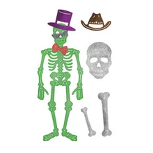 Álbum Que Faz A Corte de Metal Morrer Morre de Artesanato do dia das bruxas Gato Fantasma Esqueleto Corte Morre Scrapbooking Embossing Cartão Stencils Decoração 1PC(China)