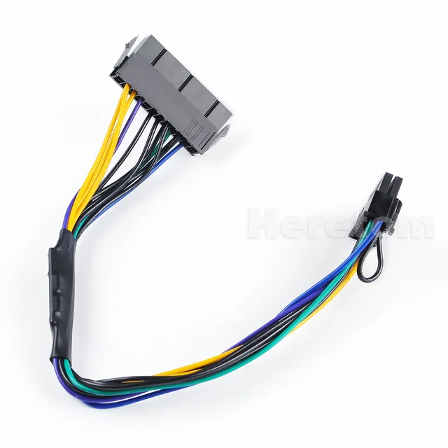 Xiatiaosann 24-pins naar 18-pins ATX PSU voedingsadapterkabel, 24P naar 18P ATX PSU hoofdvoedingskabel voor HP Z220 Z230 Z420 Z620 werkstation (33 cm, 13 inch Xiatiaosann 24-pins naar 18-pins ATX PSU voedingsadapterkabel, 24P naar 18P ATX PSU hoofdvoedingskabel voor HP Z220 Z230 Z420 Z620 werkstation (33 cm, 13 inch