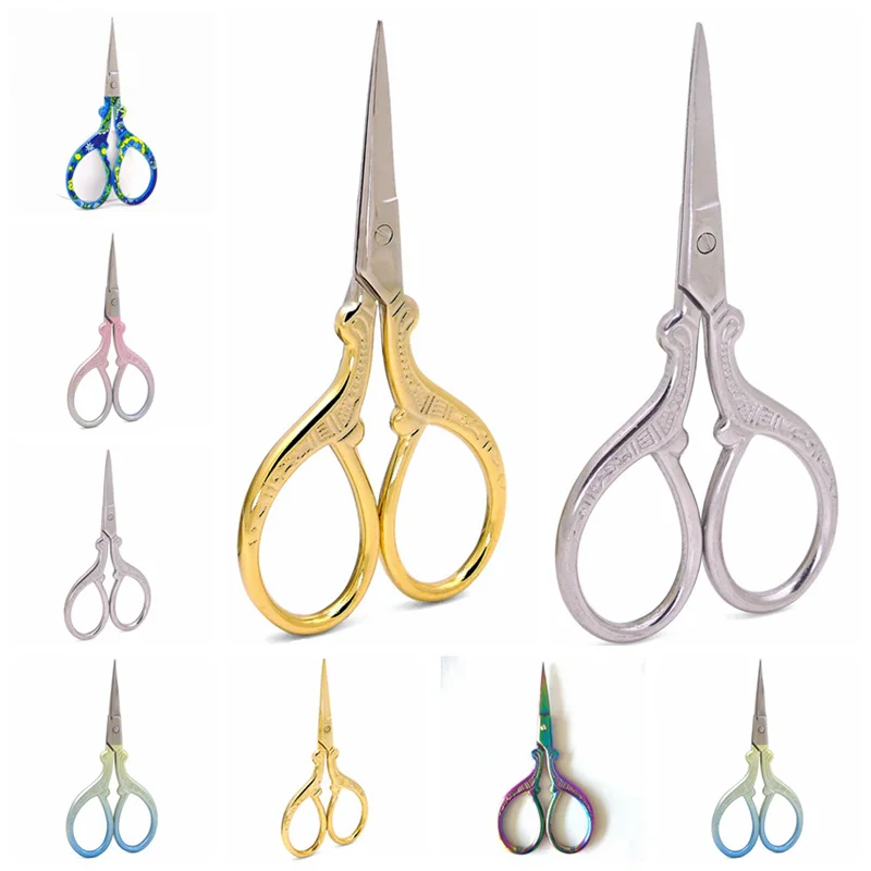 

Vintage Scissors Tailor Scissors Cross Stitch European Craft Retro Embroidery Scissor Sewing Tools for Sewing Thread Yarn Shears
