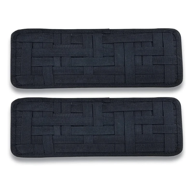 2 Packs Car Sun Visor Organizer Car Visor Storage Anti-Slip Elastic Woven Board for Sunglass Holder Parking Fuel Card