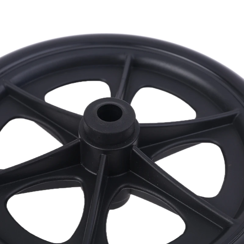 Rodas de cadeira com 2 peças, rolos pequenos para cadeira com rodas de 8"-3