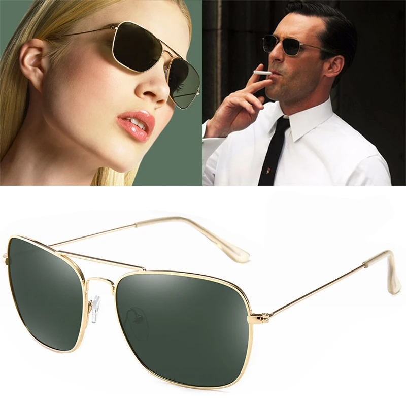 

2019 DPZ Fashion Vintage 3136 CARAVAN Aviation Style drive Sunglasses Classic Men Women Driving Fishing rayeds Polarized Sun Glasses Oculos De Sol UV400