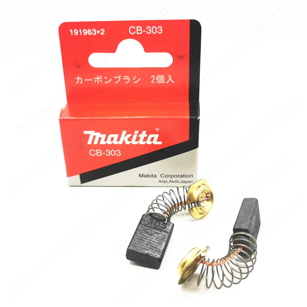 Makita Carbon Brush Pair CB106 For Planers Routers