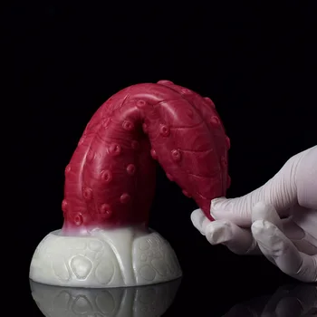 NNSX 2022 Animal Knot Dog Dildo with Suction Cup for Woman Sexy Toys Swirly Patterns Flexible Silicone Anal Plug  Adult Games 18 6