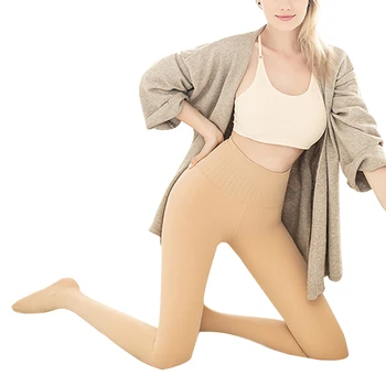 

New Women Ladies Winter Fleece Comfy thermal Warm Thick Cotton Pantyhose Stockings Tights Black Gray Skin