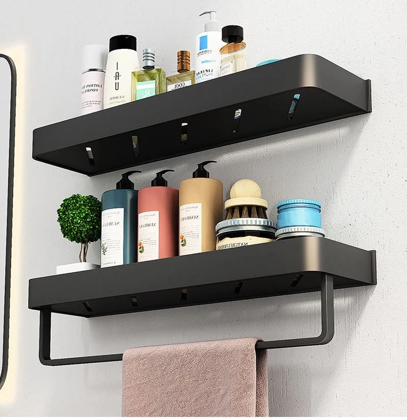 https://ae01.alicdn.com/kf/Hacbe3f618b384dab934fbb55cd0d65c8H/No-Drill-Black-Bathroom-Shelf-with-Towel-Bar-Wall-Shelf-Shower-Holder-Storage-Rack-Robe-Hooks.jpg