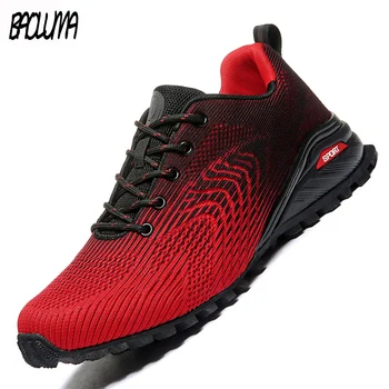 

Fashion Men Casual Shoes Male Summer Shoes Mesh Breathable Men Sneakers Rubber Sole Men's Hiking Shoes Outdoor Zapatos De Hombre