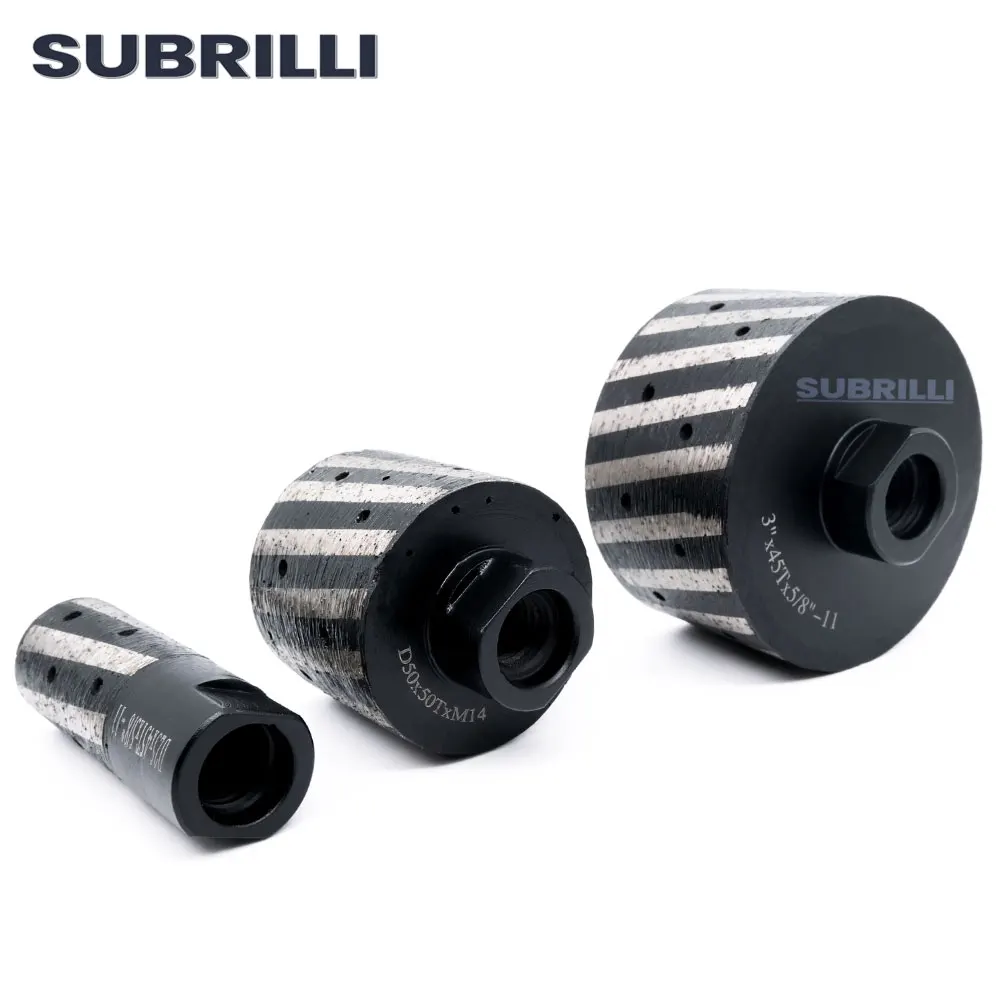 Subrilli 1/2/3 Inch Mola Diamantata A Tolleranza Zero Mola Diamantata In Metallo Diamantato Riempito In Resina Per Lucidare Calcestruzzo Granito