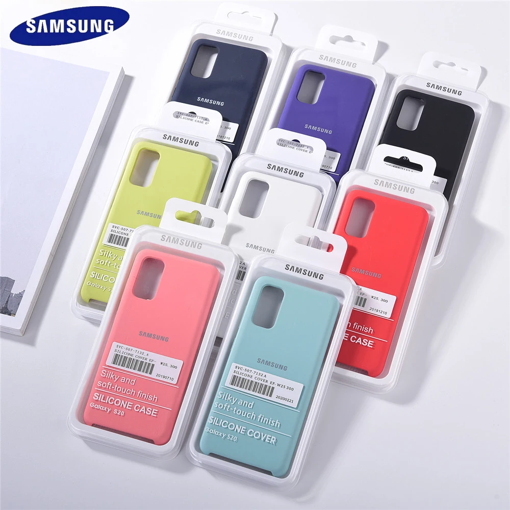 Оригинальный чехол для Samsung S20 Note 20 ультрашелковый силиконовый Galaxy Plus мягкий на