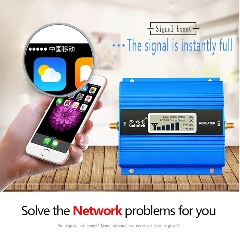 Lintratek Upgrade 2G 3G 4G Signal Repeater 900
