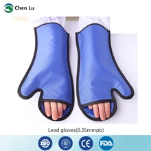 Прямые продажи ПЭТ больница медицинские использование супер мягкие перчатки радиологическая Защита Высокое качество 0,35 mmpb свинец/без свинца варежки