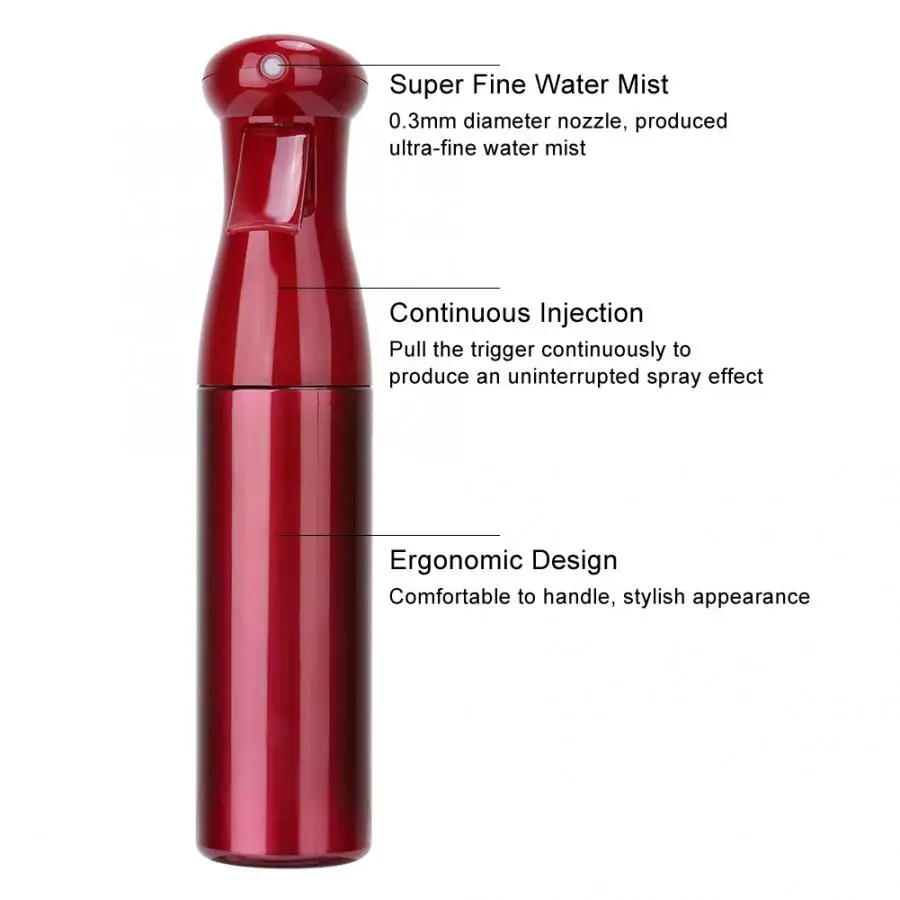 Профессиональная салонная бутылка для спрея для волос 3 цвета 250 мл высокого давления Лейка вода туман спрей бутылка распылитель для парикмахерских