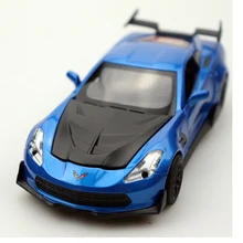 1:32 Diecast Model Alloy Car Chevrolet Corvette High Simulation Model Car Collection Car 4 Colors rare russian tu95 remote strategic bomber model alloy model white box collection model