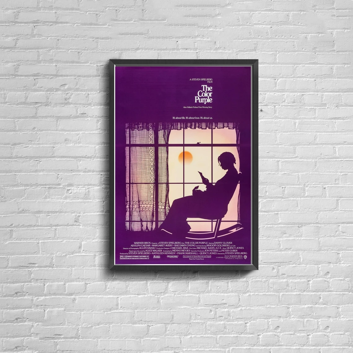 

Цветной фиолетовый кино плакат (1985) холст печать дома ВИНТАЖНАЯ фотография (без рамки)