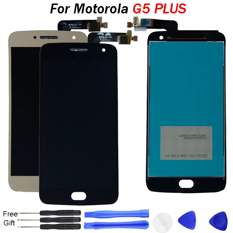 

For Motorola G5 Plus LCD Display Touch Screen Digitizer Assembly For Moto G5 Pantalla XT1684 XT1685 XT1687 Replacement 5.2 inch