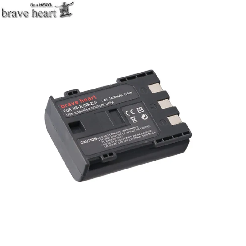1battery МА/ч. аккумулятор NB-2L NB2L NB-2LH NB 2L NB 2LH NB2LH цифровой Камера Батарея для Canon Rebel XT XTi 350D 400D G9 G7 S80 S70S30 - Цвет: 1battery