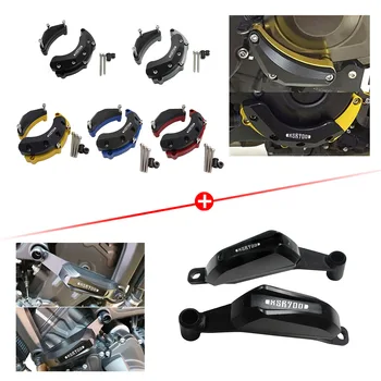 

SEMSPEED For Yamaha MT-09 XSR900 XSR 900 2016-2019 2020 CNC Engine Guard Crash Frame Slider Cover Pad Protector Kit Accessories