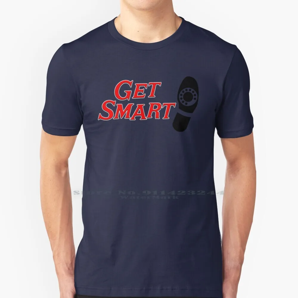 Ottieni Smart Logo ( Don Adams) Camicia, Adesivo, Poster, Felpa Con Cappuccio, Maglietta Maschera 100% Puro Cotone Ottieni Smart Tv Sitcom Comedy Don