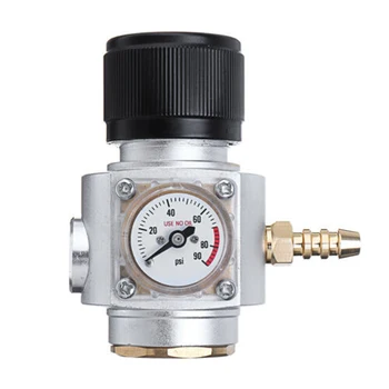 

0-90 PSI CO2 Regulator Soda Pressure Gauge CO2 Charger Draft Beer Kegerator Soda Brewing Regulator