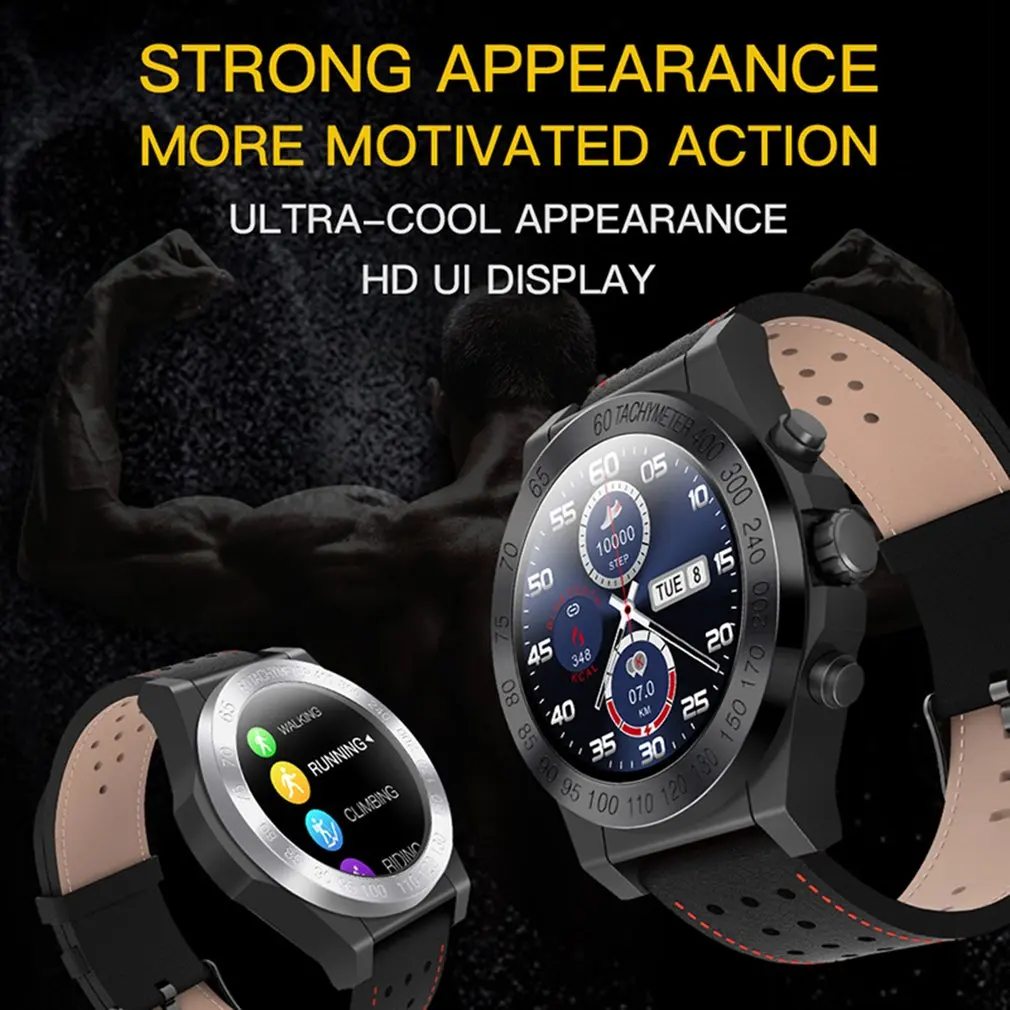 Smart Bracelet Carbon Fiber Casing Heart Rate Sports Fitness Pedometer Breathing Light Waterproof Movement Smartwatch