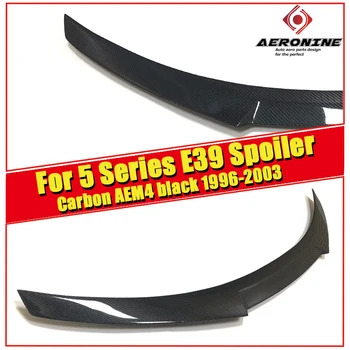 

Car Rear Trunk Wing Spoiler for BMW 5 Series E39 M4 Style Carbon Fiber Rear Wing Spoiler Boot Lid520i 523i 525i 528i 530i 96-03