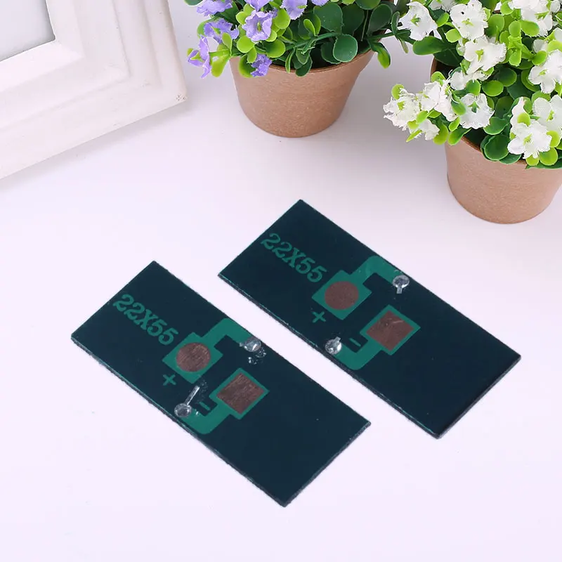Mini 10PCS 1V 60mA Solar Panel for Cell Phone Charger Cellphone Powered 22x55mm